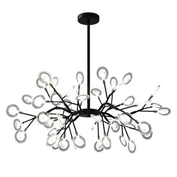 Подвесная люстра kink light тирда 08462-54,19 (kink light) черный 700 см.