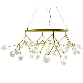 Подвесная люстра kink light ветта 07521-36a,33 (kink light) золотой 400 см.