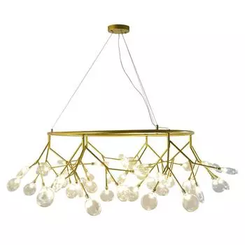 Подвесная люстра kink light ветта 07521-54a,33 (kink light) золотой 400 см.