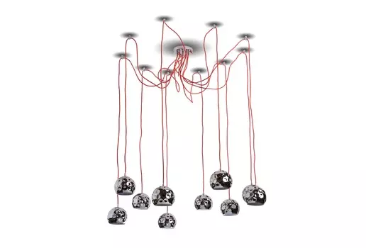 Подвесная люстра котбус 8 (mw-light) серебристый 15 см.