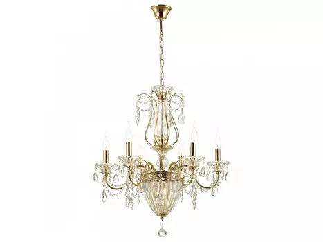 Подвесная люстра kuvia (odeon light) золотой 147 см.