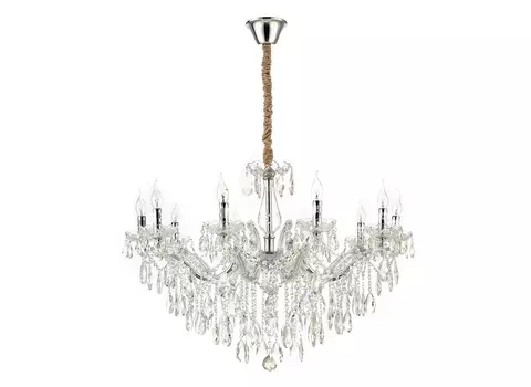 Подвесная люстра lavena (lumien hall) прозрачный 70 см.