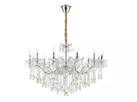 Подвесная люстра lavena (lumien hall) прозрачный 75 см.