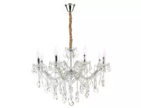 Подвесная люстра лавена (lumien hall) прозрачный 60 см.