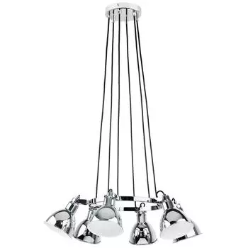 Подвесная люстра lightstar acrobata 761164 (lightstar) серебристый 195 см.