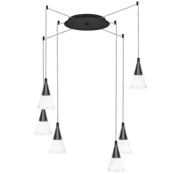 Подвесная люстра lightstar cone 757067 (lightstar) черный 250 см.