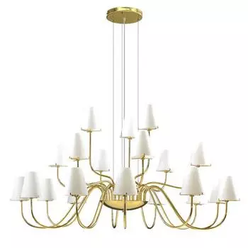 Подвесная люстра lightstar diafano 758212 (lightstar) белый 700 см.