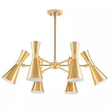 Подвесная люстра lightstar dumo 816061 (lightstar) золотой 560 см.