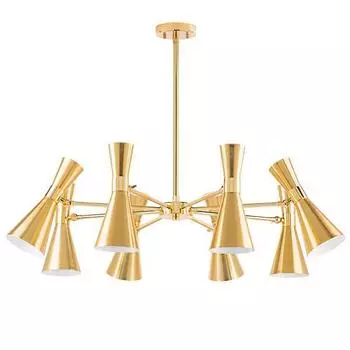 Подвесная люстра lightstar dumo 816081 (lightstar) золотой 560 см.