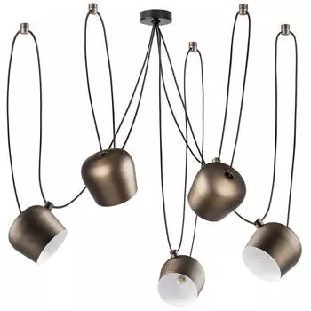 Подвесная люстра lightstar omega 727153 (lightstar) коричневый 200 см.