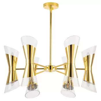 Подвесная люстра lightstar strato 817122 (lightstar) золотой 375 см.