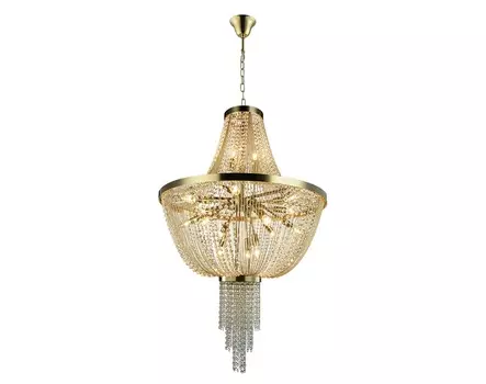 Подвесная люстра лиссоне (lumien hall) прозрачный 120 см.