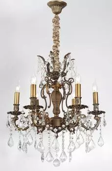 Подвесная люстра lucia tucci barletta 122.6 antique (lucia tucci) бронзовый 550 см.