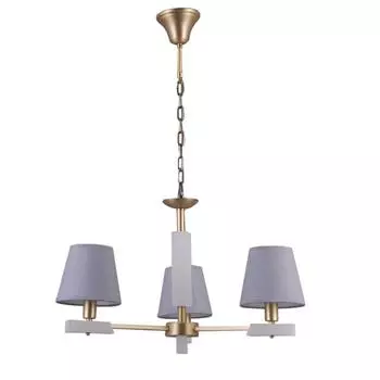 Подвесная люстра lumien hall айми 10463.01.05.03 (lumien hall) серый 400 см.