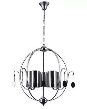 Подвесная люстра lumien hall илис 3303/5h-cr-sns-sy (lumien hall) серый 620 см.