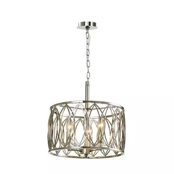 Подвесная люстра lumien hall лукания lh3044/3p-nk (lumien hall) серебристый 215 см.