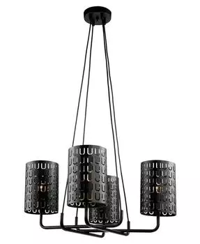 Подвесная люстра lumien hall тейл 4002/4p-bk-gr (lumien hall) серый 590x800 см.