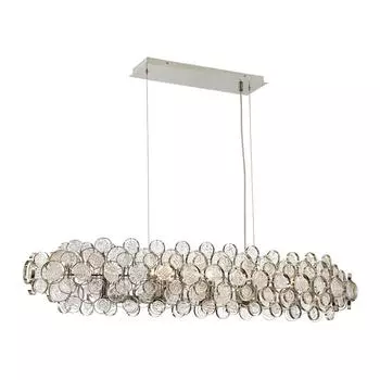 Подвесная люстра lumien hall tyrry lh3005/8pl-clnl (lumien hall) серебристый 1200x235 см.