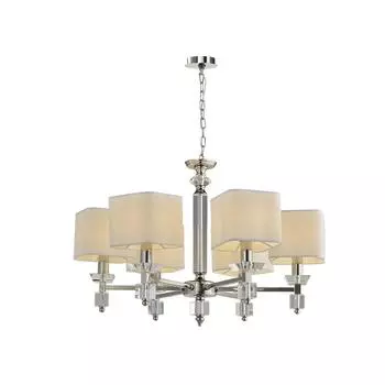 Подвесная люстра lumien hall vivien lh1038/6h-nk-wt (lumien hall) белый 460 см.