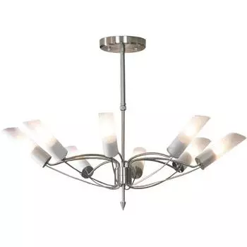 Подвесная люстра lussole lano grlsa-2813-08 (lussole) белый 520 см.