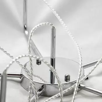 Подвесная люстра lussole leinell grlsp-9549 (lussole) белый 800 см.