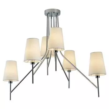 Подвесная люстра lussole lgo lsp-8181 (lussole) белый 680 см.