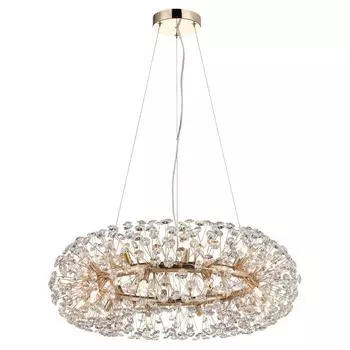 Подвесная люстра lussole loft alaska grlsp-8338 (lussole) золотой 300 см.