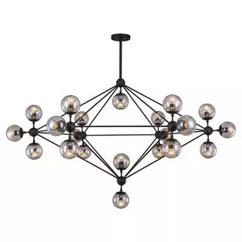 Подвесная люстра lussole loft hartwell grlsp-8166 (lussole) золотой 1070 см.