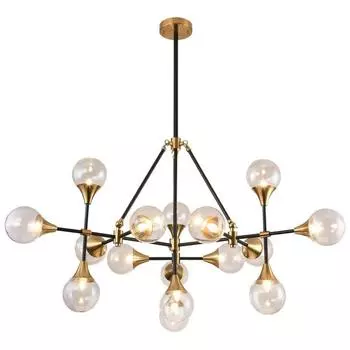 Подвесная люстра lussole loft hartwell grlsp-8204 (lussole) бронзовый 620 см.