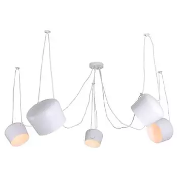 Подвесная люстра lussole loft shirley grlsp-8175 (lussole) белый 1250 см.