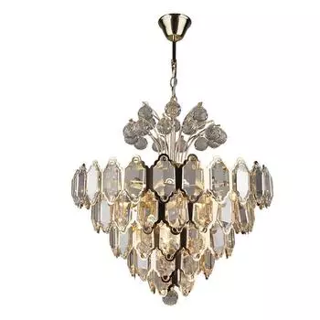 Подвесная люстра мэрид (wedo light) прозрачный 51 см.