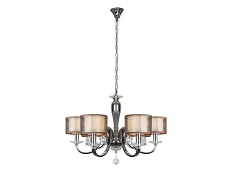 Подвесная люстра mario (ilamp) коричневый 40 см.