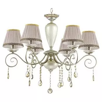 Подвесная люстра marionetta (odeon light) бежевый 137 см.