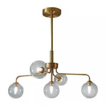 Подвесная люстра moderli heavy v2180-c (moderli) золотой 600 см.