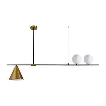 Подвесная люстра moderli holly v4001-3p (moderli) черный 1230x250 см.