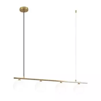 Подвесная люстра moderli lingdal v5090-4p (moderli) белый 900x150 см.