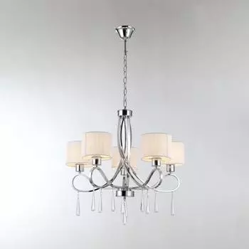 Подвесная люстра moderli mae v2563-5p (moderli) белый 680 см.