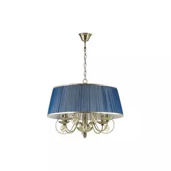 Подвесная люстра niagara (odeon light) синий 112 см.