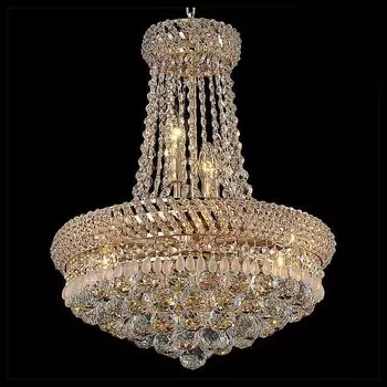 Подвесная люстра nika (eurosvet) золотой 65 см.