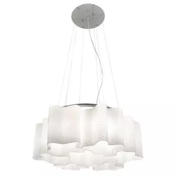 Подвесная люстра nubi ondoso (lightstar) белый 90 см.