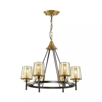 Подвесная люстра odeon light dogana 4656/6 (odeon light) золотой 510 см.