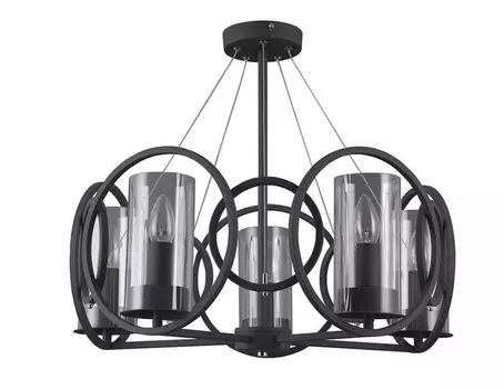 Подвесная люстра олави (lumien hall) серый 49 см.