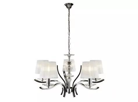 Подвесная люстра omega (ilamp) белый 54 см.