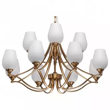 Подвесная люстра палермо 24 (chiaro) золотой 285 см.