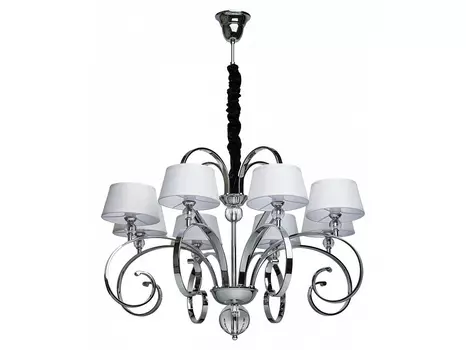 Подвесная люстра палермо (chiaro) белый 108 см.
