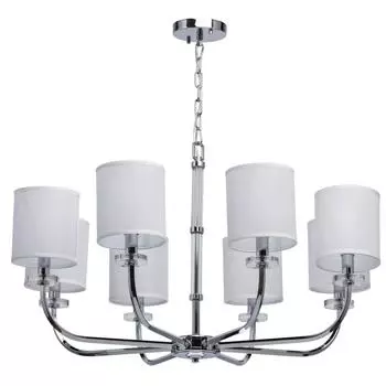 Подвесная люстра палермо (chiaro) белый 60 см.