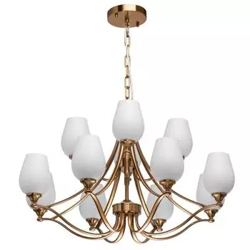 Подвесная люстра палермо (chiaro) белый 72 см.