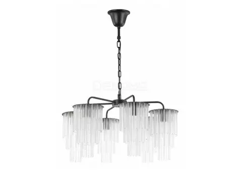 Подвесная люстра papita (odeon light) прозрачный 39 см.