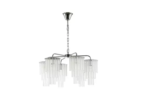 Подвесная люстра papita (odeon light) прозрачный 39 см.