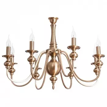 Подвесная люстра passoni (arte lamp) золотой 115 см.